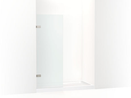 Composed™ 3/8" moving panel glass and hinges