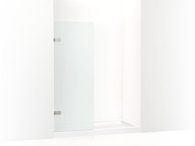 Composed™ 3/8" moving panel glass and hinges