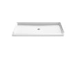 Stoneridge® 62" x 31" alcove shower base, center drain