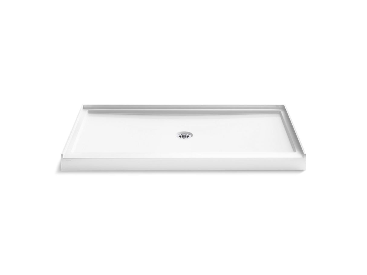 Stoneridge® 66" x 36" alcove shower base, center drain
