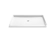 Stoneridge® 62" x 42" alcove shower base, center drain