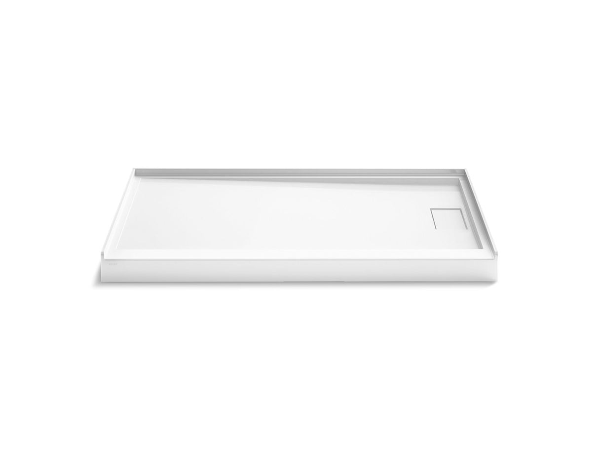 Stoneridge® 60" x 34" alcove shower base, right drain