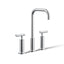 Purist® Widespread bathroom sink faucet with Lever handles, 1.2 gpm