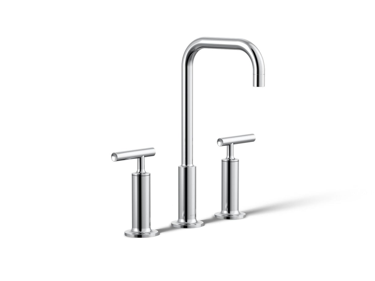 Purist® Widespread bathroom sink faucet with Lever handles, 1.2 gpm