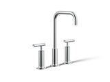 Purist® Widespread bathroom sink faucet with Lever handles, 1.2 gpm