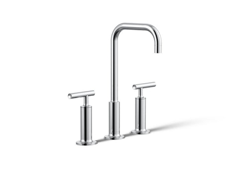 Purist® Widespread bathroom sink faucet with Lever handles, 1.2 gpm