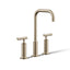Purist® Widespread bathroom sink faucet with Lever handles, 1.2 gpm