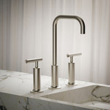Purist® Widespread bathroom sink faucet with Lever handles, 1.2 gpm