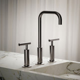Purist® Widespread bathroom sink faucet with Lever handles, 1.2 gpm