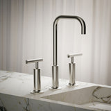 Purist® Widespread bathroom sink faucet with Lever handles, 1.2 gpm