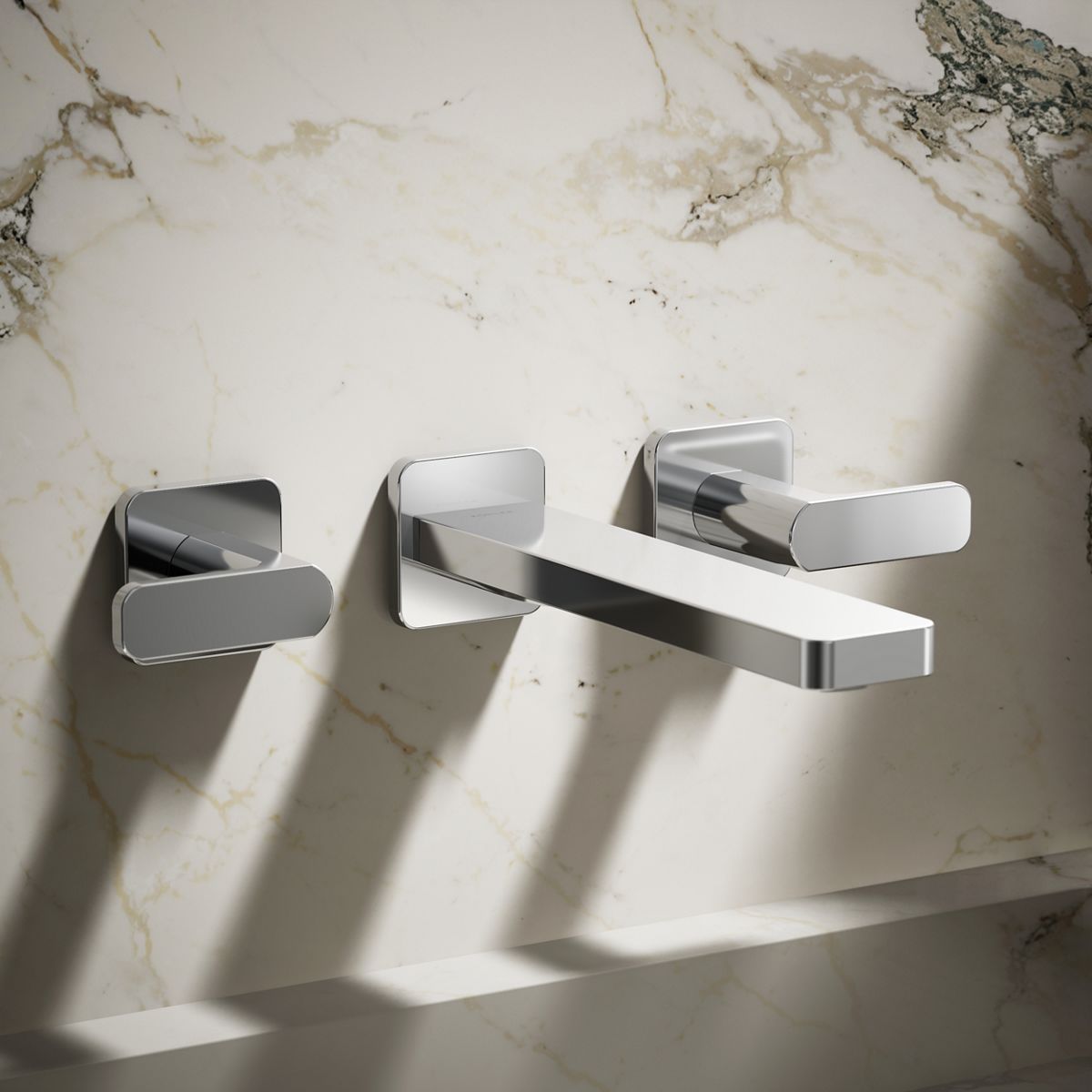 Parallel® Wall-mount bathroom sink faucet trim, 1.2 gpm