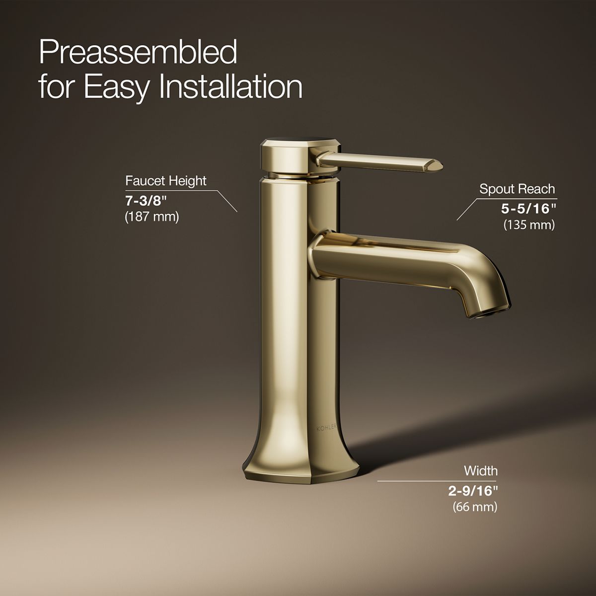 Occasion® Single-handle bathroom sink faucet, 1.2 gpm