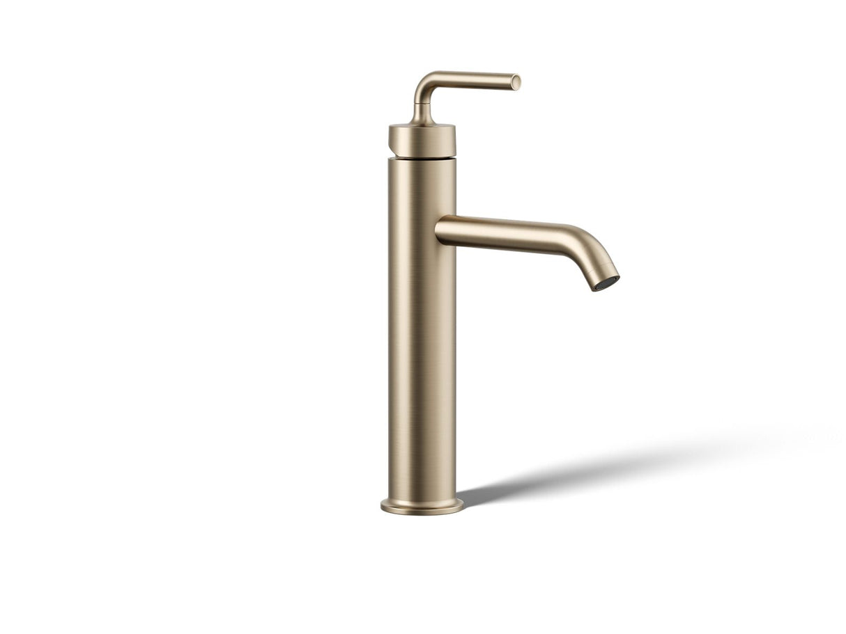 Purist® Tall single-handle bathroom sink faucet with Lever handle, 1.2 gpm