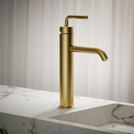 Purist® Tall single-handle bathroom sink faucet with Lever handle, 1.2 gpm
