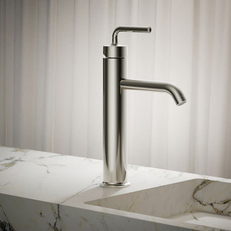 Purist® Tall single-handle bathroom sink faucet with Lever handle, 1.2 gpm