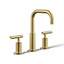 Purist® Widespread bathroom sink faucet with Lever handles, 1.2 gpm