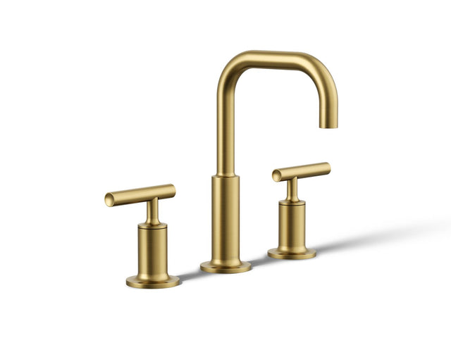 Purist® Widespread bathroom sink faucet with Lever handles, 1.2 gpm