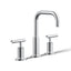 Purist® Widespread bathroom sink faucet with Lever handles, 1.2 gpm