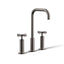Purist® Widespread bathroom sink faucet with Cross handles, 1.2 gpm