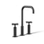 Purist® Widespread bathroom sink faucet with Cross handles, 1.2 gpm