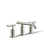 Purist® Widespread bathroom sink faucet with Lever handles, 1.2 gpm