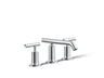 Purist® Widespread bathroom sink faucet with Lever handles, 1.2 gpm