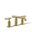 Purist® Widespread bathroom sink faucet with Lever handles, 1.2 gpm