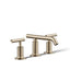 Purist® Widespread bathroom sink faucet with Lever handles, 1.2 gpm