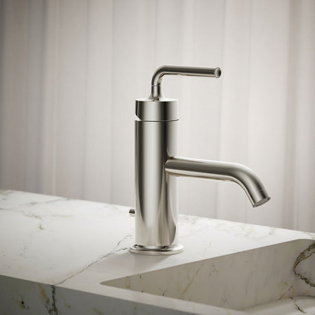 Purist® Single-handle bathroom sink faucet with Straight Lever handle, 1.2 gpm