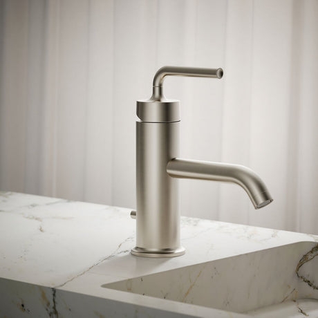 Purist® Single-handle bathroom sink faucet with Straight Lever handle, 1.2 gpm