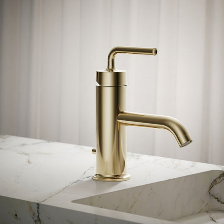 Purist® Single-handle bathroom sink faucet with Straight Lever handle, 1.2 gpm