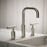 Purist® Widespread bathroom sink faucet with Lever handles, 1.2 gpm