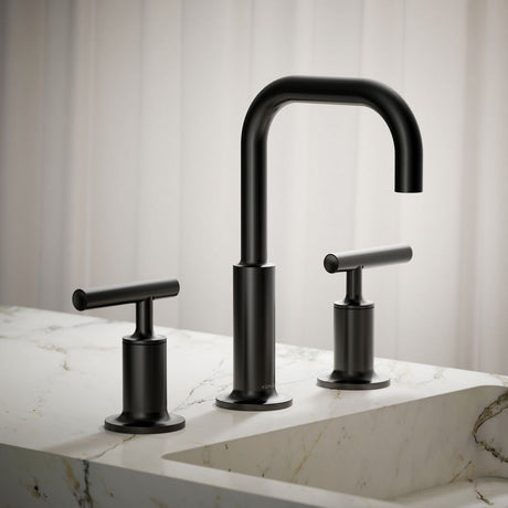 Purist® Widespread bathroom sink faucet with Lever handles, 1.2 gpm