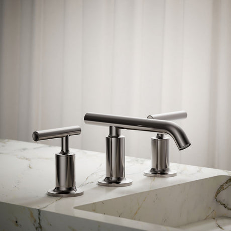 Purist® Widespread bathroom sink faucet with Lever handles, 1.2 gpm