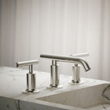 Purist® Widespread bathroom sink faucet with Lever handles, 1.2 gpm