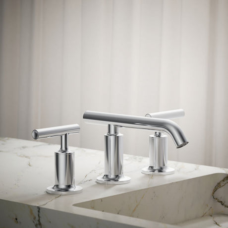 Purist® Widespread bathroom sink faucet with Lever handles, 1.2 gpm