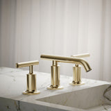 Purist® Widespread bathroom sink faucet with Lever handles, 1.2 gpm