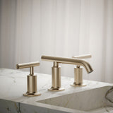 Purist® Widespread bathroom sink faucet with Lever handles, 1.2 gpm