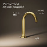 Occasion® Bathroom sink faucet spout with Cane design, 1.2 gpm