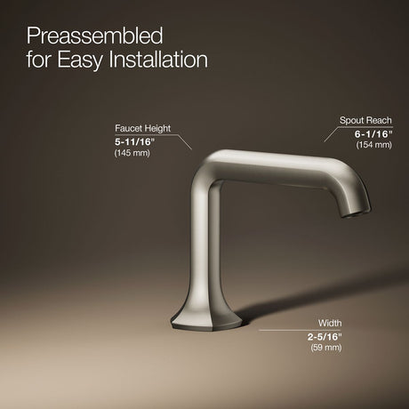Occasion® Bathroom sink faucet spout with Straight design, 1.2 gpm