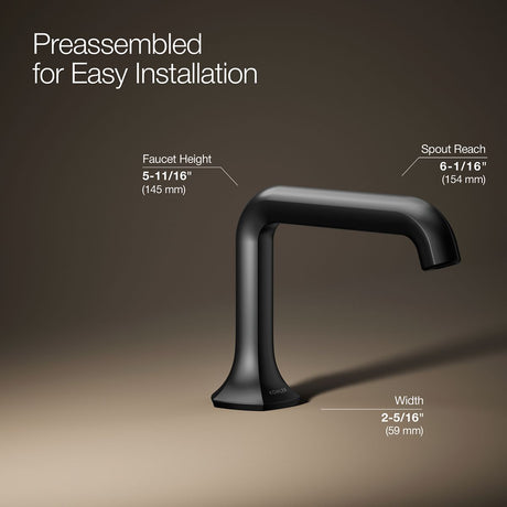 Occasion® Bathroom sink faucet spout with Straight design, 1.2 gpm