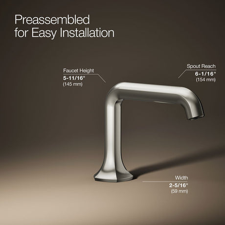 Occasion® Bathroom sink faucet spout with Straight design, 1.2 gpm