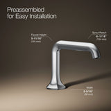 Occasion® Bathroom sink faucet spout with Straight design, 1.2 gpm
