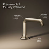 Occasion® Bathroom sink faucet spout with Straight design, 1.2 gpm