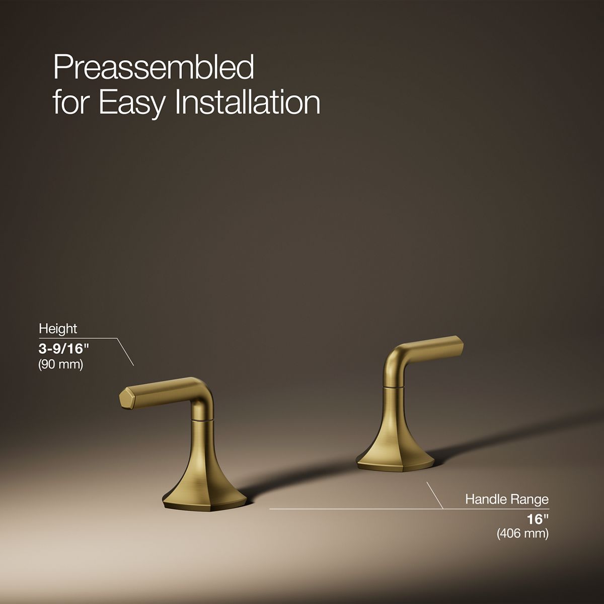 Occasion® Lever bathroom sink faucet handles