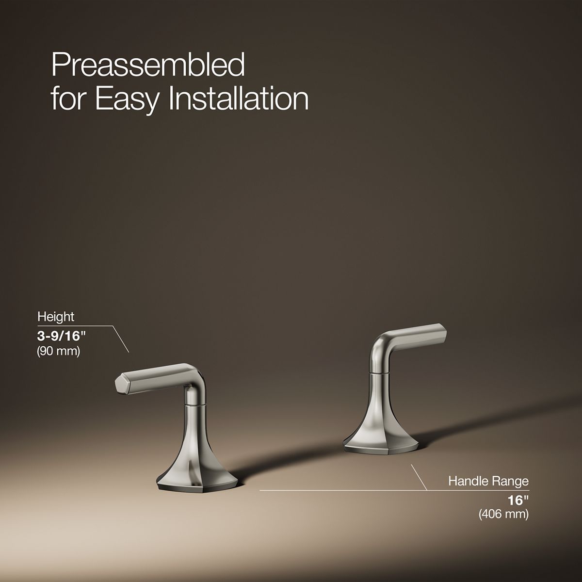Occasion® Lever bathroom sink faucet handles