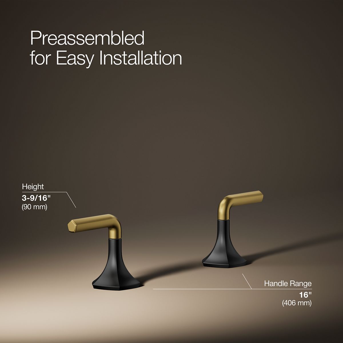 Occasion® Lever bathroom sink faucet handles