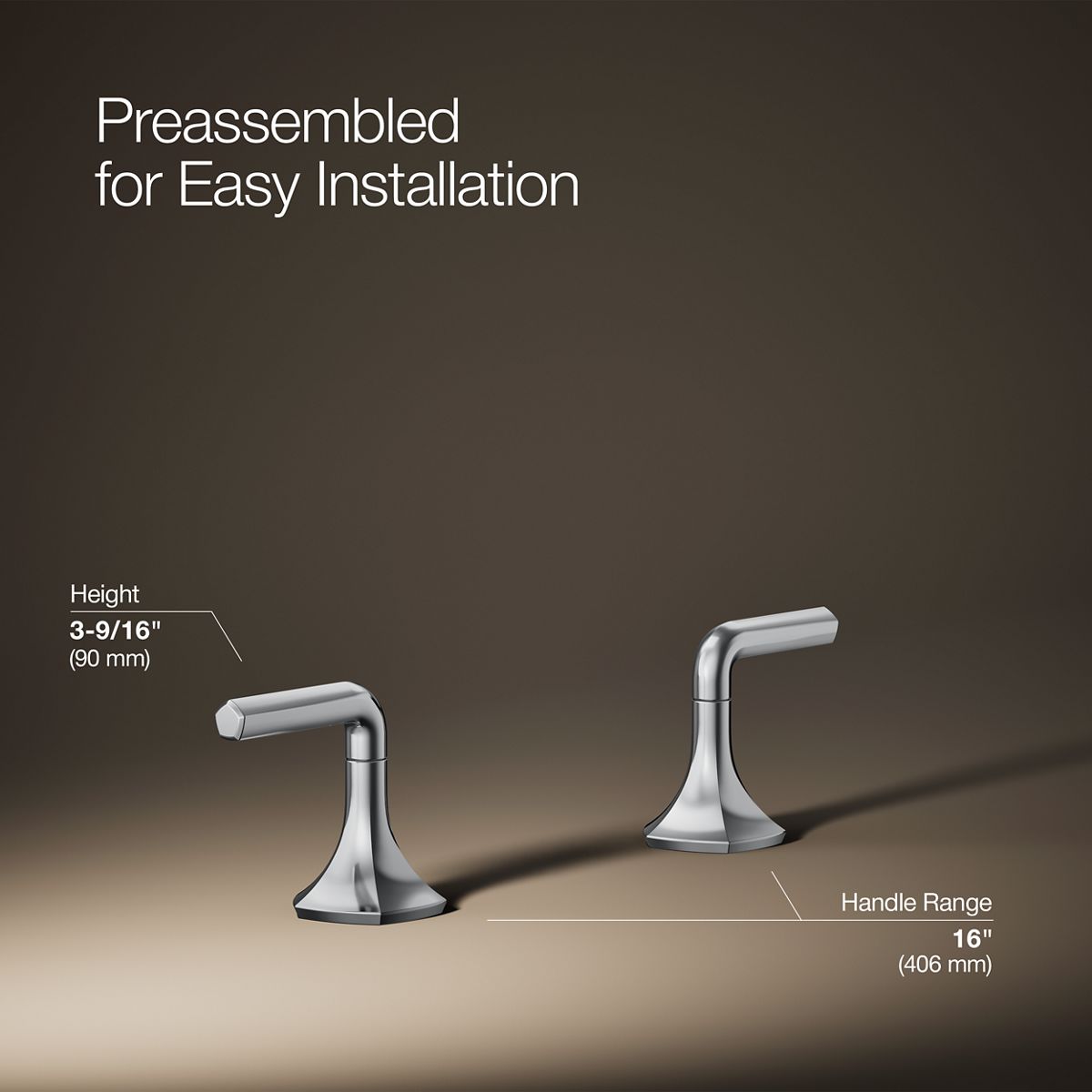Occasion® Lever bathroom sink faucet handles