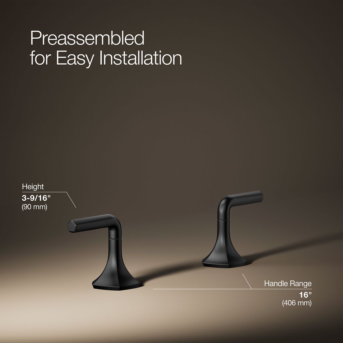 Occasion® Lever bathroom sink faucet handles
