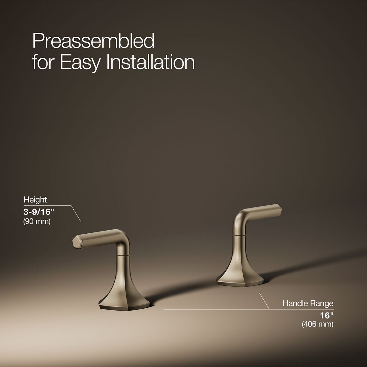 Occasion® Lever bathroom sink faucet handles